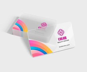 Clear Plastic Business Cards | Transparent Business Card Printing |  AxiomPrint